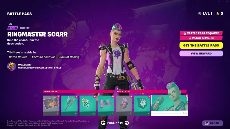 Ringmaster Scarr - Fortnite Skin | Source: Epic Games