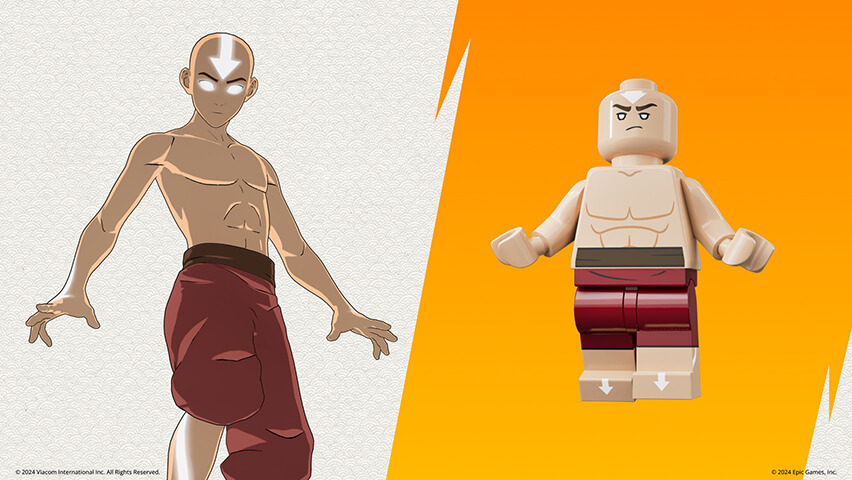 Fortnite Avatar State Aang Outfit | Source: Epic Games