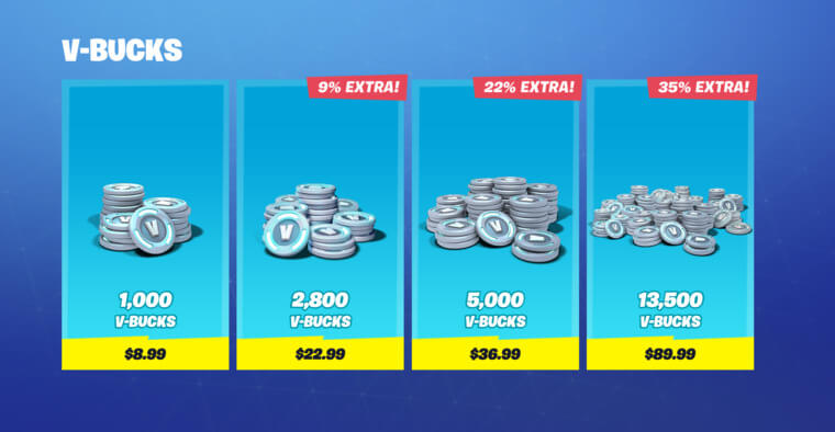 You don't have to settle for these prices. Get your V-Bucks cheaper at Gameflip! (Image Source: Fortnite gameplay)